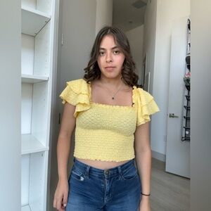 Forever 21 yellow shirt - M